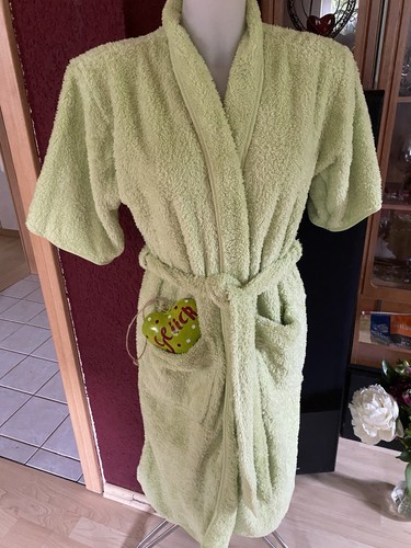 Bademantel kurz ärmlich - bademantel,