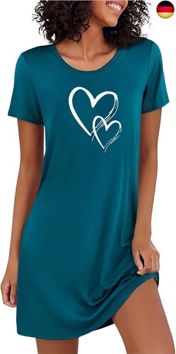 Nachthemd damen kurzarm - nachthemd,