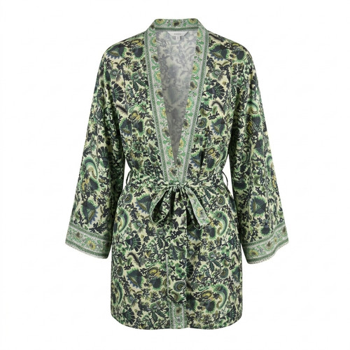 Damen kimono kurz paisley - kurz,