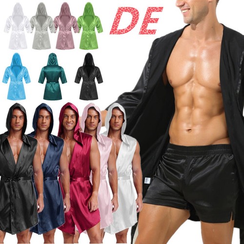 Herren satin kimono - herren,