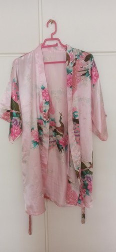 Kimono kurz rosa mehrfarbig - kimono, kurz,